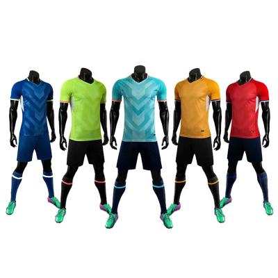 China Custom Authentic Professional Football Kit Full Soccer Sets Soccer Jerseys Sets for sale