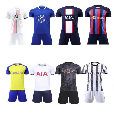 China Shirts & Main 2023 2024 Men + Kids Custom Made Team Soccer Jersey Shirts Club Football Uniform New Top Thai Quality Season Places for sale