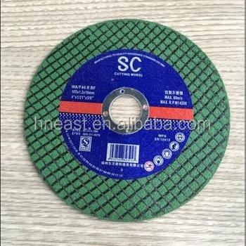 China 4 Inches Sharp And Durable SC Cutting Disc Best Selling Carved Wheel 105*1.2*16mm Cutting Disc for sale