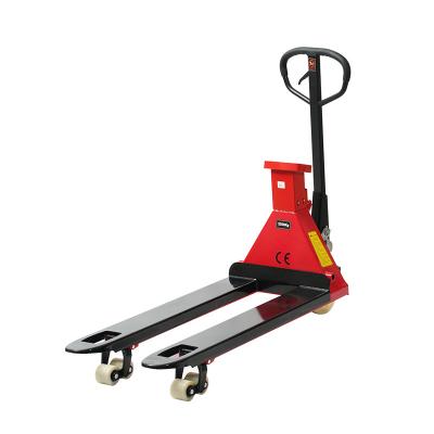 중국 SINOLIFT BFW Series Capacity 2000~3000Kg Scale Hand Pallet Truck Scale Pallet Jack With Painting Weighing Scale 판매용