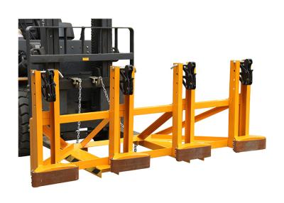 Κίνα DG2000C τοποθετημένο Forklift διπλό αετός-πιάσιμο 4 χωρητικότητα φορτίων τυμπάνων 500kgX4 Grabber τυμπάνων προς πώληση