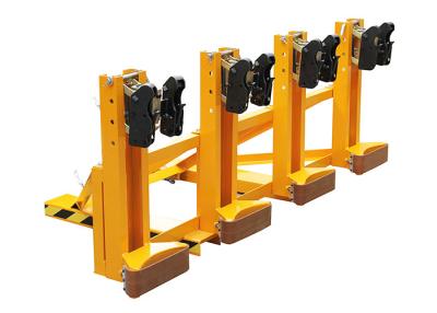 Chine Capacité de charge 500kgX4 d'agrippeur de tambour de la Caoutchouc-ceinture 4 d'Eagle Grip Forklift Mounted de noir de double de DG2000D à vendre