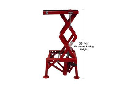 China Hydraulischer Aufzug-kleine hydraulische stationäre Aufzug-Plattform des Motorrad-ET135 für die anhebende Motorrad-Kapazität 30Kg zu verkaufen