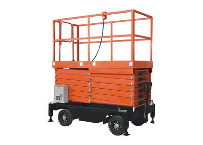 China Mobile Traction Scissor Lift Platform SJY(I) Mobile Scissors Lift Capacity 500kg for sale