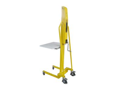 China De handkruk stelde Handmini lifter with auto brake-Systeemcapaciteit 100Kg in werking Te koop