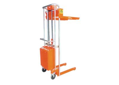 Chine Protection Mini Pallet Stacker Capacity hydraulique semi électrique 400Kg de surcharge à vendre