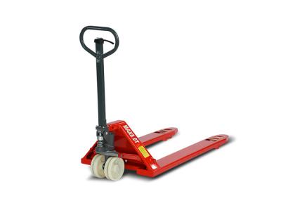 China NP Series Industrial Material Handling Equipment With Overload Release Valve Pallet Truck 1-3 Ton for sale