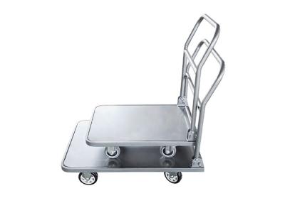 China YF XF ZF Series Heavy Duty Four Wheels Steel Platform Trolley For Supermarket Capacity 450-900Kg for sale