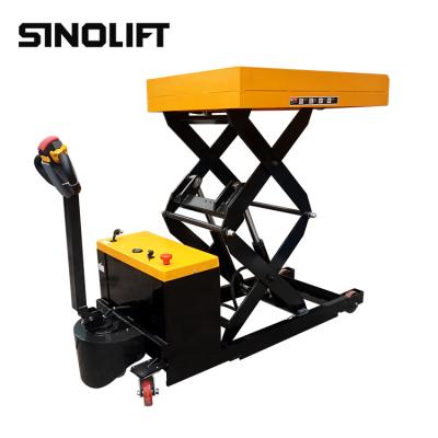 China Sinolift ET100-150 Full electric scissor lift table truck for sale