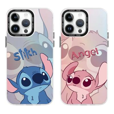 China Phone14plus Phone Case iPhone13 Shockproof Cute Cartoon Couples Fun Acrylic Phone Case 11promax 12 for sale