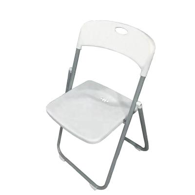 China Wholesale Convertible Colorful Folding Plastic Outdoor PP Chair With Metal Leg for sale