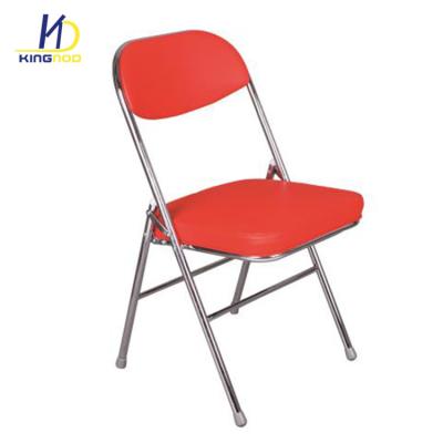 China Contemporary High Quality Training Conference Desk PU And Folding Metal Chair for sale