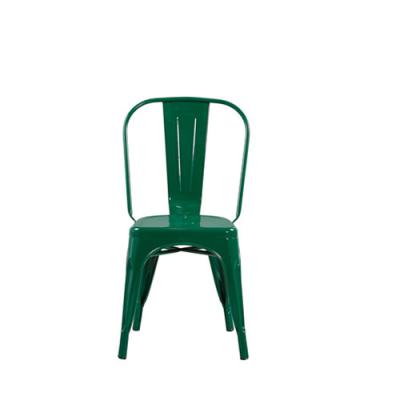 China Modern Apperance Wholesaler Supply No Bent Metal Dining Chair Metal Dining Chair for sale