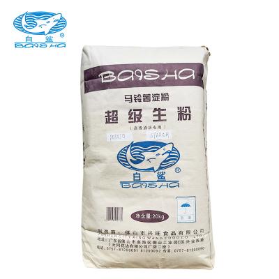 China Frying food hotel special super potato starch fried special food potato starch 20KG packaging for sale