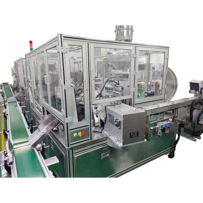 China Desiccant Granules Automatically Filled The Cavity On Desiccant Caps Silica Gel Filling Sealing Assembly Machine for sale