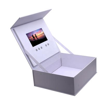 China Customized Europe 2020 LED Video Brochure TFT Video Card LCD Video Digital Catalog Chinese Homemade Gift Box for sale