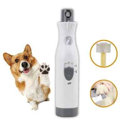 China 2019 New Arrival USB Pet Nail Grinder Grooming Tool Paw Dog Cat Viable Electric Rechargeable Nail Polisher Cutter Cleaning Trimmer for sale