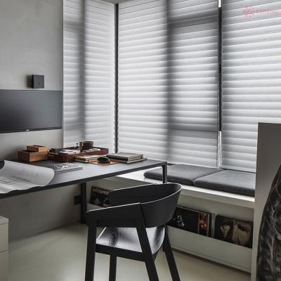 China Hot Selling Shangri-La Minimalist Triple Window Shade Sheer Shades For Home Decor for sale