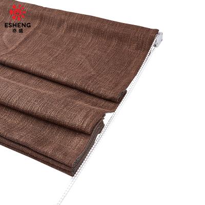 China Minimalist Hot Selling Sheer Exterior Roman Shade Duct Window Shades Rope Shades for sale