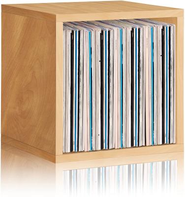 China Sustainable Extra Large Cube Stackable LP Album Shelf , Vinyl Record Storage for sale