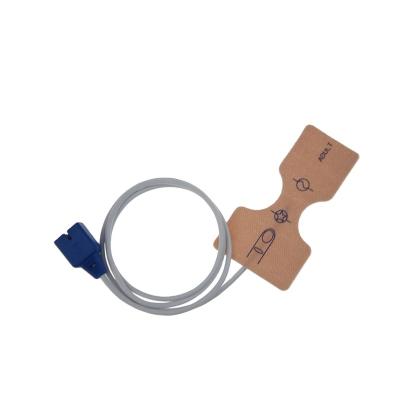 China Spo2 Senor Teveik Oxygen Sensor Cable Connector Nellcor 9pins Medical Adult spo2 Probe for sale