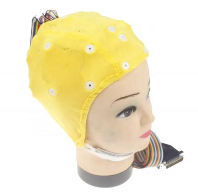 China Teveik Factory Price Back 20 Channel EEG Neuro Brain Cap , Medical EEG Cap For EEG Machine for sale