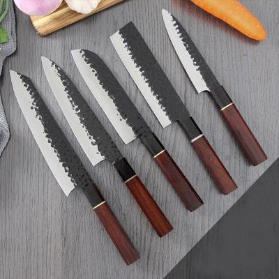 China 8 Inch Chef Knife Sushi Japanese Carbon Steel Kchenmesser Viable Gyuto Gyuto Set Chefs Knives With Octagon Handle for sale