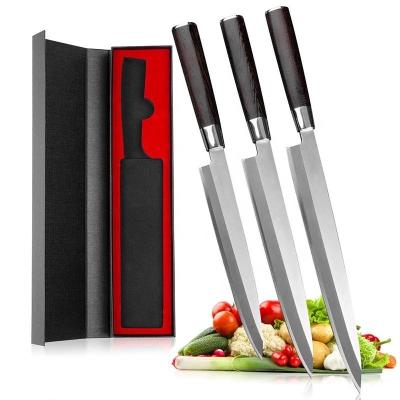 China Viable professional japanese 8.5 inch damascus chef yanagiba sashimi kitchen knife sushi knives for sale