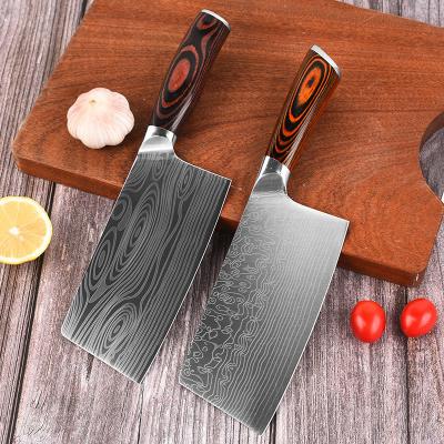 China Profesional Viable Chefs Kitchen Knives 7 Inch 67 Layers Damascus Steel vg10 Chopper Butcher Chinese Cleaver Knife for sale