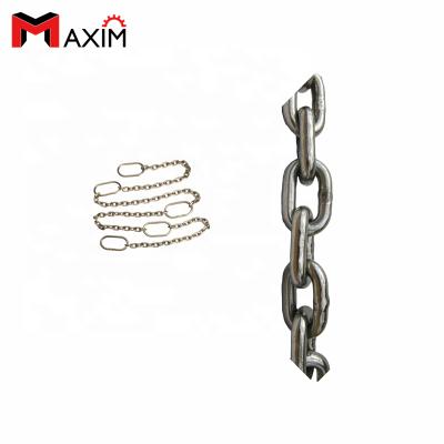 China Din / USA Or Else AISI316 Grade Stainless Steel Pump Lifting Chain With Oblong Ring for sale