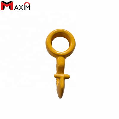 China Heavy Industry Forged Alloy Steel G80 Twist Eye Choke Hook For Log Chain for sale