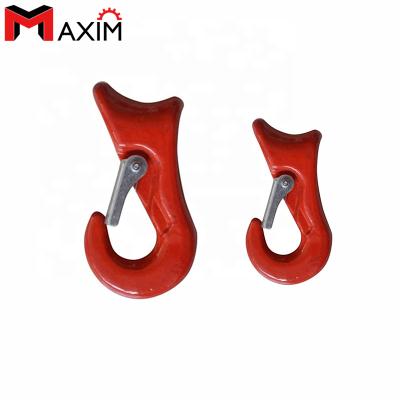 China Heavy Industry G80 High Tensile Forging Steel Sliding Choke Hook For Wire Rope for sale