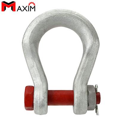 China High Tensile 300ton Heavy Industry Forged Alloy Steel Wide Body Flange Shackle for sale