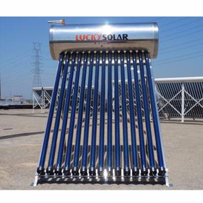 China Outdoor Integrated Pressurized Solar Water Heater for sale