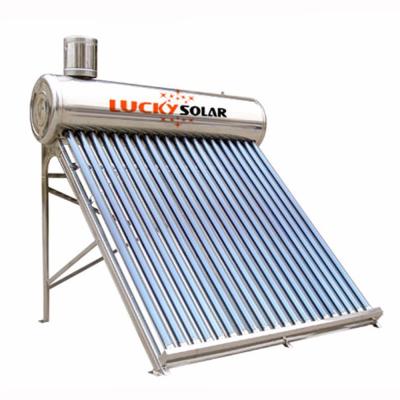 China Hotel All Stainless Steel Solar Water Heater With Feeder Tank for sale