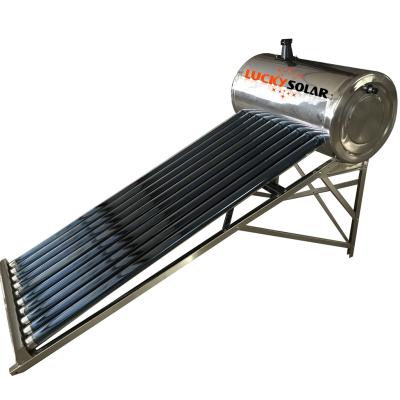 China Hotel Low Pressure Stainless Steel Solar Water Heater Price for sale