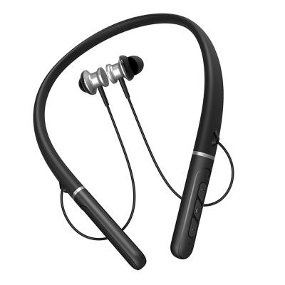 China Magnetic Neckband Neck Hanging BT Headphones Earbuds Neckband Sports BT 5.0 Wireless Earbuds for sale