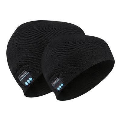 China Hot Selling BT Headband Beanie Hat Winter Earphone Hat Earphone Unisex Wireless Beanie Headset Hat for sale