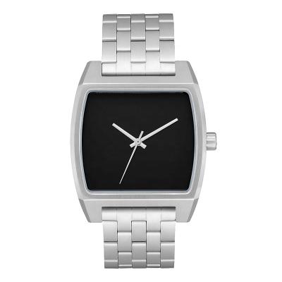 China Japanese Quartz Movt Fashion Watch Stainless Steel Vogue Man Square Non-Specific Unique Men's Watches High Quality for sale