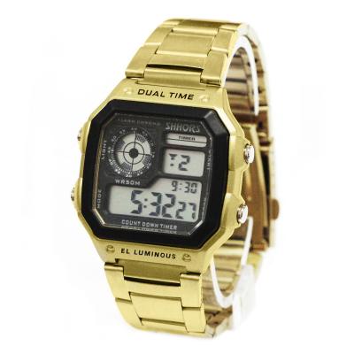 China Best New TOP 1335 Day/Date Steel Chronograph Digital Sports Watches Outdoor Men's Sport Watches Digital for sale