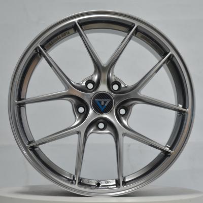 China Factory Price Alloy CW-204 Matt Black 5x120 Car Wheel Hub Aluminum Casting Aluminum Rims Flow Formed Rims for sale