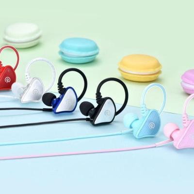 China Built-in 3.5mm cable in-ear style phone use music mp3 player smart ear hook headphones microphone free sample for sports for sale