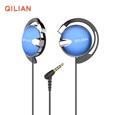 China Wholesale Stereo Low Cable In-Ear Headphones Mini Ear Hook Earphones Perfect Sound Custom Headset Bass Cable With MIC for sale