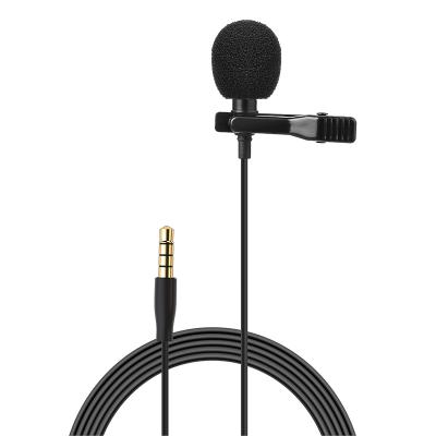 China M3 Lavalier Condenser Microphone Clip Professional Omnidirectional Lavalier Microphone Collar M3 Condenser Studio Portable Recording Collar MIC for sale