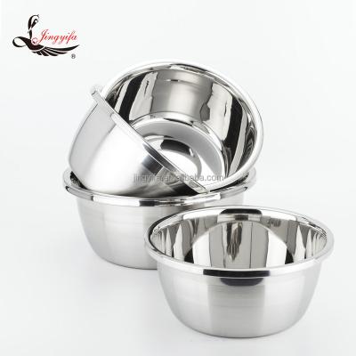 China New Product Sizes 16-42cm Sustainable Hot European Style Stainless Steel Kitchen Basin for sale