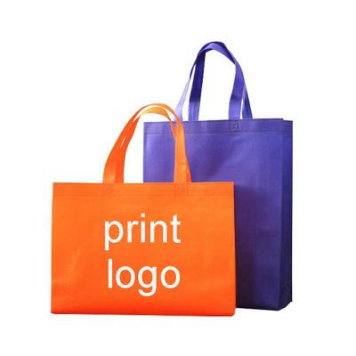 China Bolsas de compra reutilizables recyclable printed personalizadas, ecologicas, no tejida, scam logo pp non woven bag for sale