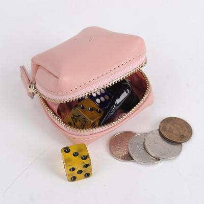 China Waterproof High Quality Custom Leather Coin Purse Zipper Main Coin Purse Zipper Main Wallet for sale