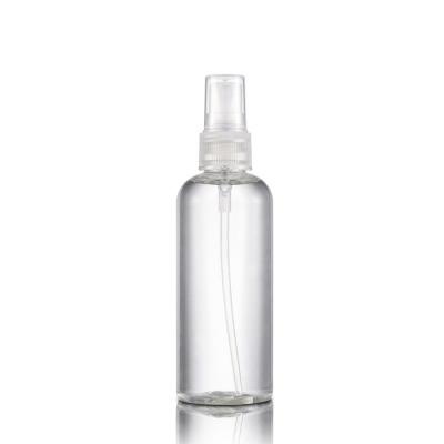 China 100ml Empty Plastic Sprayer Cap Spray Bottles 100ml Pet Spray Bottle With Fine Mist Sprayer for sale