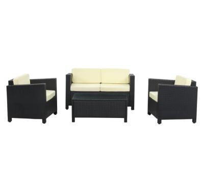 China Sofa Set Outdoor Furniture Garden Contemporary Set Contemporary Rattan/Wicker Hotel Apartment Bedroom for sale