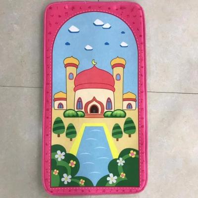 China Sponge prayer rug for children with sponge child mat worship sponge blanket prayer blanket for sale